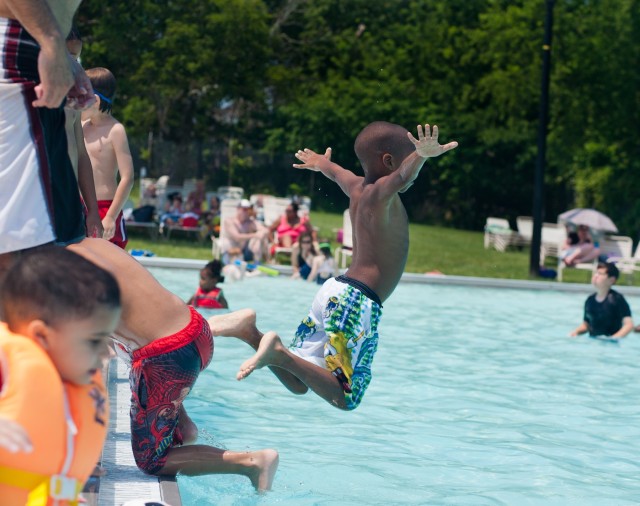 Fort Meade pools make a splash with youth seeking fun in the sun