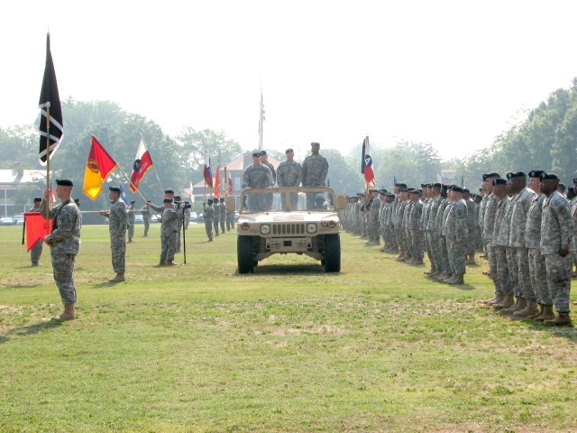 Gen. Brooks takes command of ‘Patton’s Own’; Gen. Webster retires