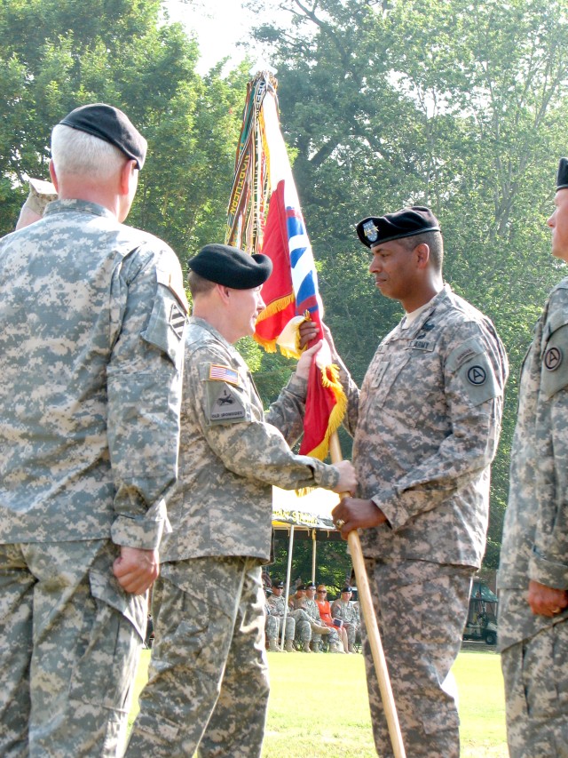 Gen. Brooks takes command of ‘Patton’s Own’; Gen. Webster retires