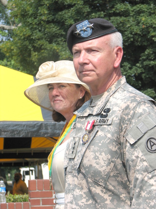 Gen. Brooks takes command of ‘Patton’s Own’; Gen. Webster retires