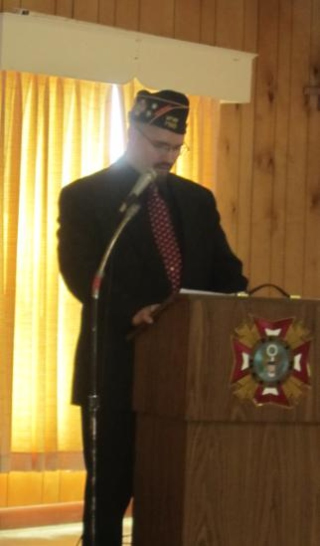 CECOM leader speaks at local VFW memorial day celebration