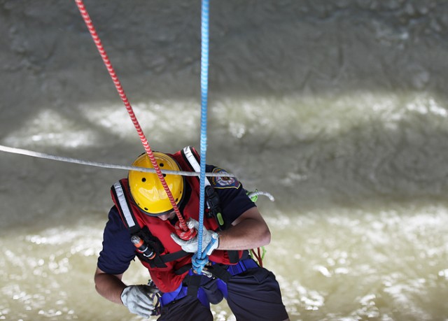 Rappelling