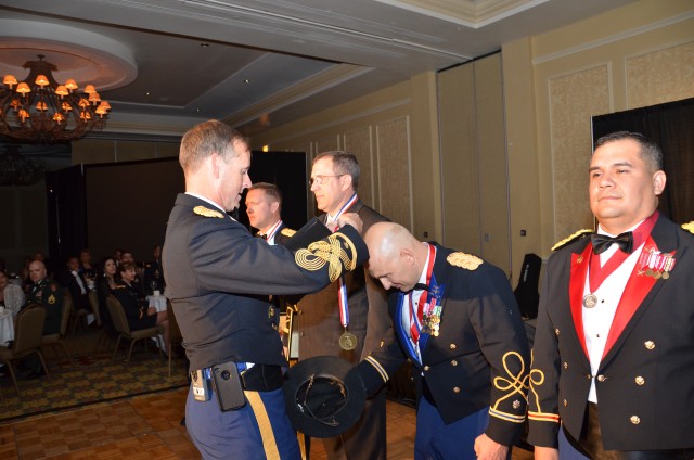 USAMSDC/ARSTRAT Soldiers awarded the Honourable Order of St. Dominic Medallion