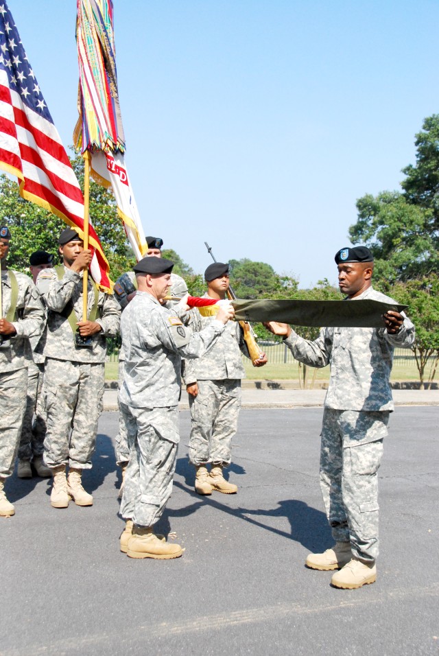 First Army cases its colors, prepares for relocation