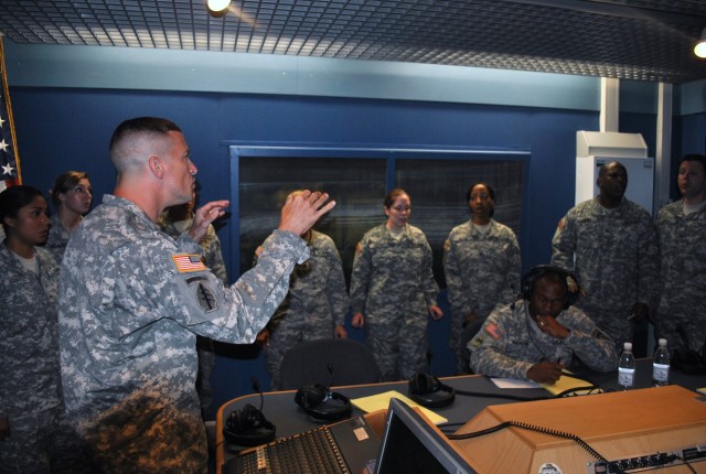 Band visits AFN, sings on air