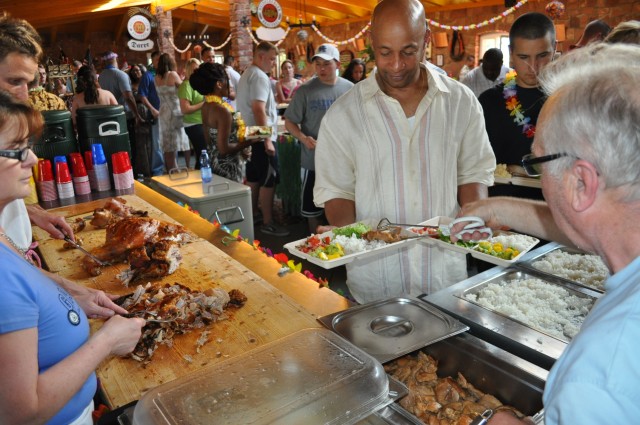 18th Engineer Brigade bonds together with Luau