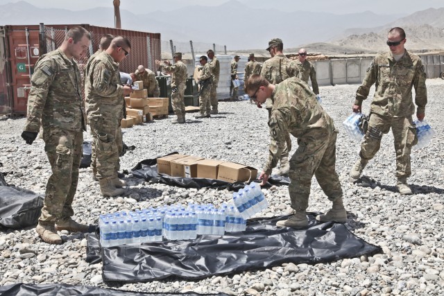 Ironman truck drivers perform wartime delivery on Black Hawk