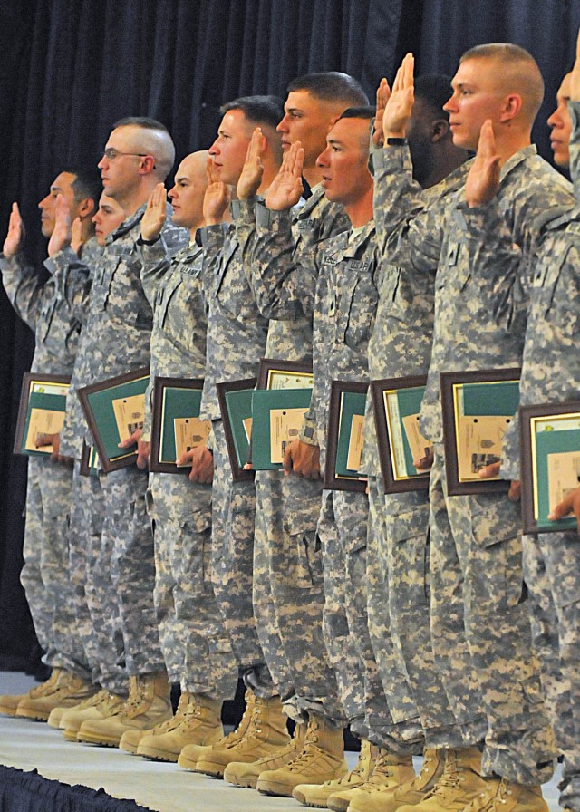 Senior leaders welcome ‘Head Hunter’ sergeants into NCO Corps