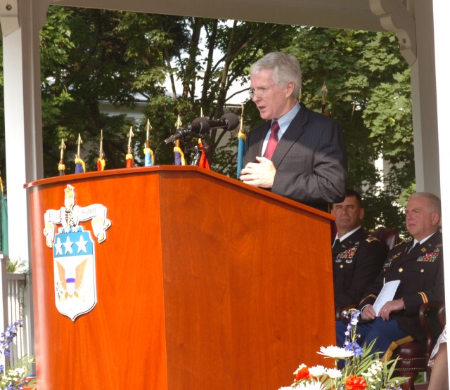 Crocker, Martin, challenge Army War College grads to lead in uncertain times