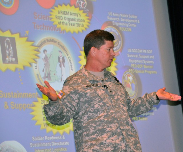 NSSC commander holds first Town Hall