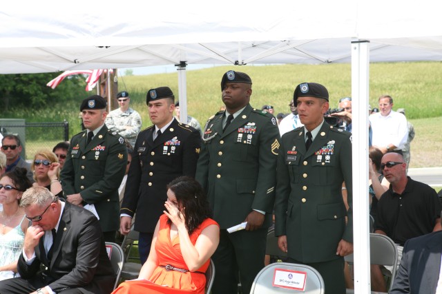 SSG Richard Tieman's former unit shows support