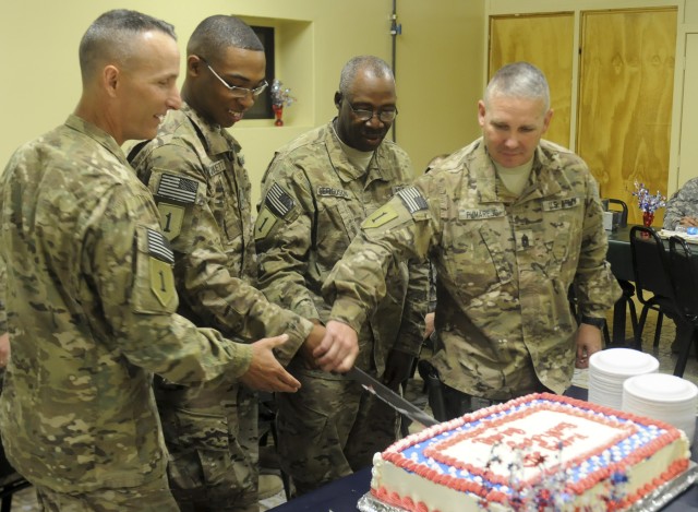 TF Duke marks Army’s 236th birthday at FOB Salerno