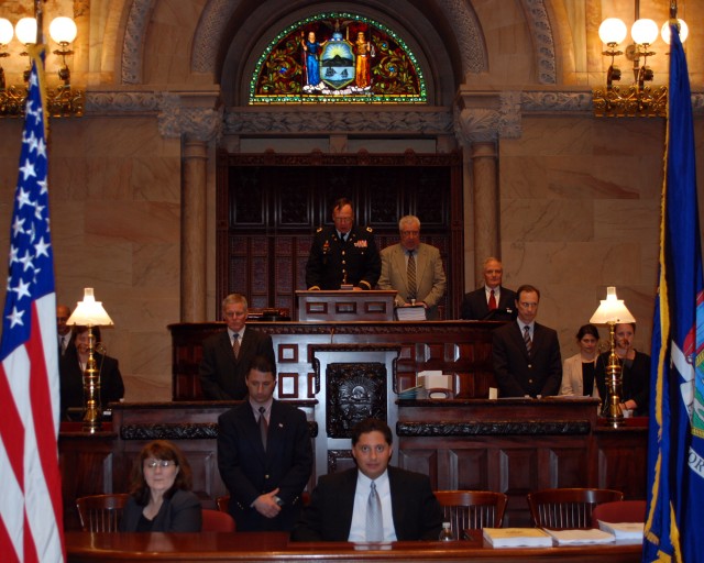 New York State Senate Honors Army Birthday, Flag Day