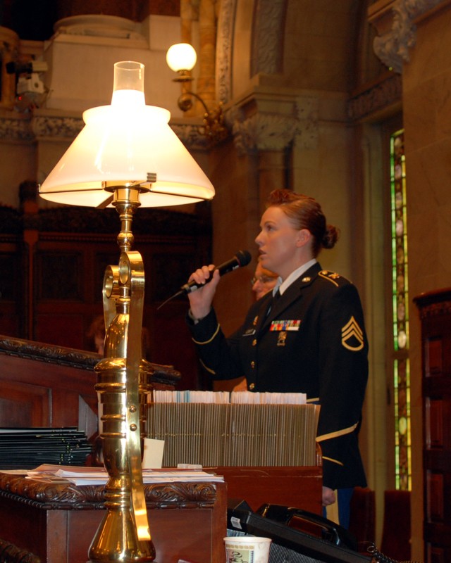 New York State Senate Honors Army Birthday, Flag Day
