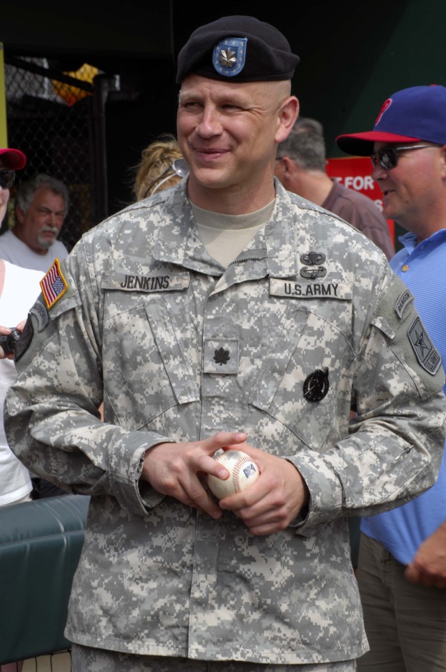 Future Soldiers celebrate Army's birthday at the minor leagues