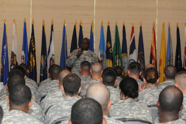 Medical battalion inducts new noncommissioned officers