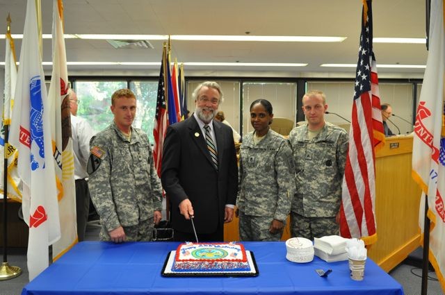 Army Birthday Cake Cutting Ceremony in Aurora, Ill.