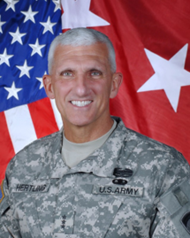 Lt. Gen. Mark P. Hertling, Commanding General U.S. Army Europe