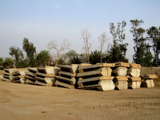 ‘Cement Sentinels’ stand silent guard