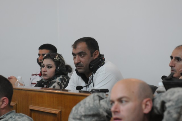Ministry of Interior officials observe U.S. courtroom training