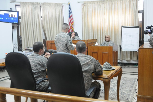 Ministry of Interior officials observe U.S. courtroom training