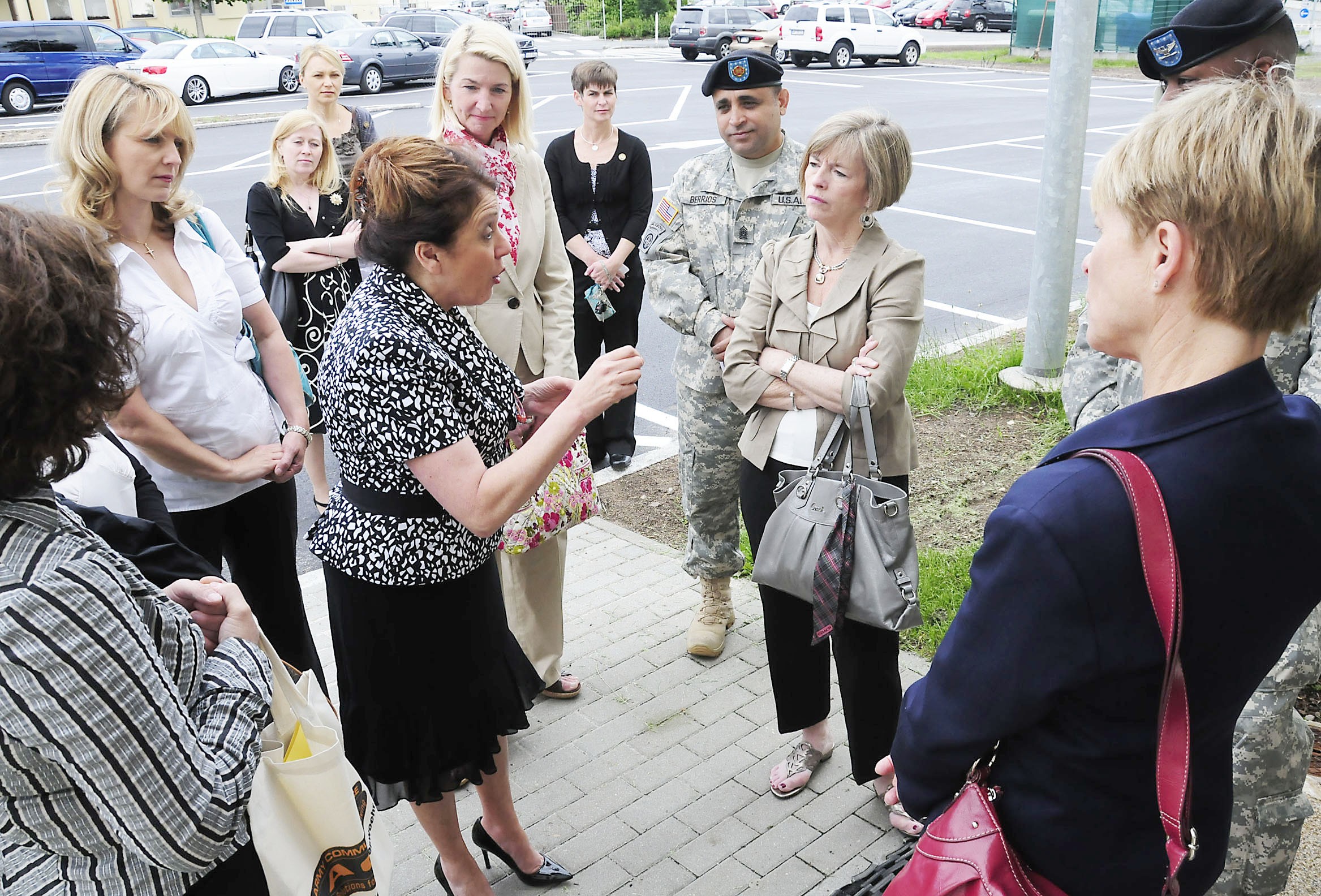 File:Deanie Dempsey, second from left, the wife of Chairman of the