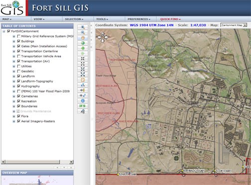 New on-line service offers customized Fort Sill maps | Article | The ...