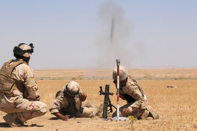 Iraqi mortar crews build confidence, prepare for Operation Iron Lion