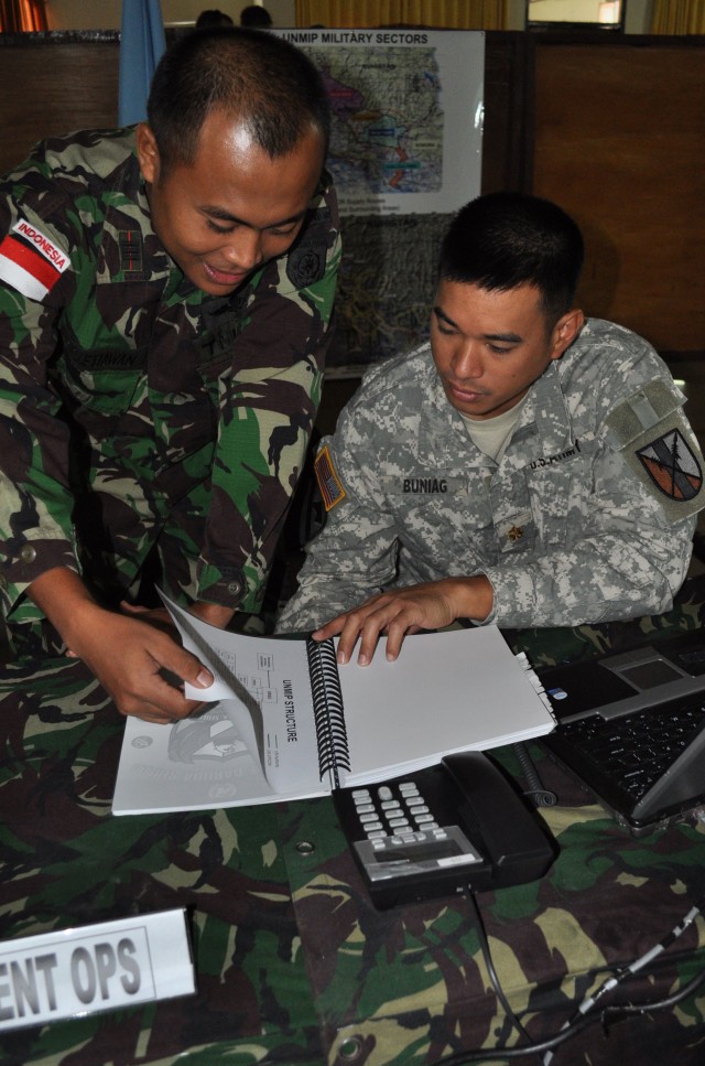 Operations officers work hard to solve complex scenarios