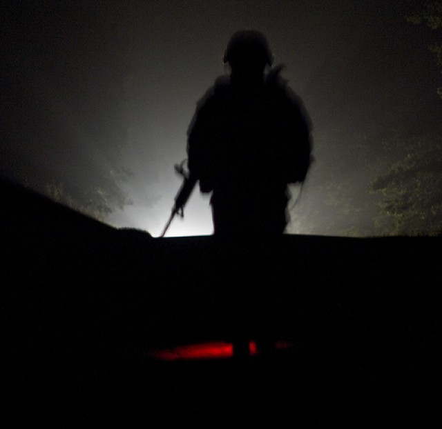 Day Two: Rain, High Winds, Zero Visability -- Warriors Compete in Land Navigation