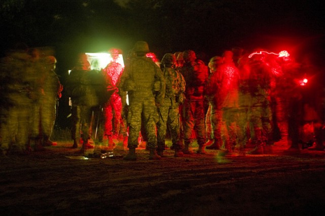 Day Two: Rain, High Winds, Zero Visability -- Warriors Compete in Land Navigation