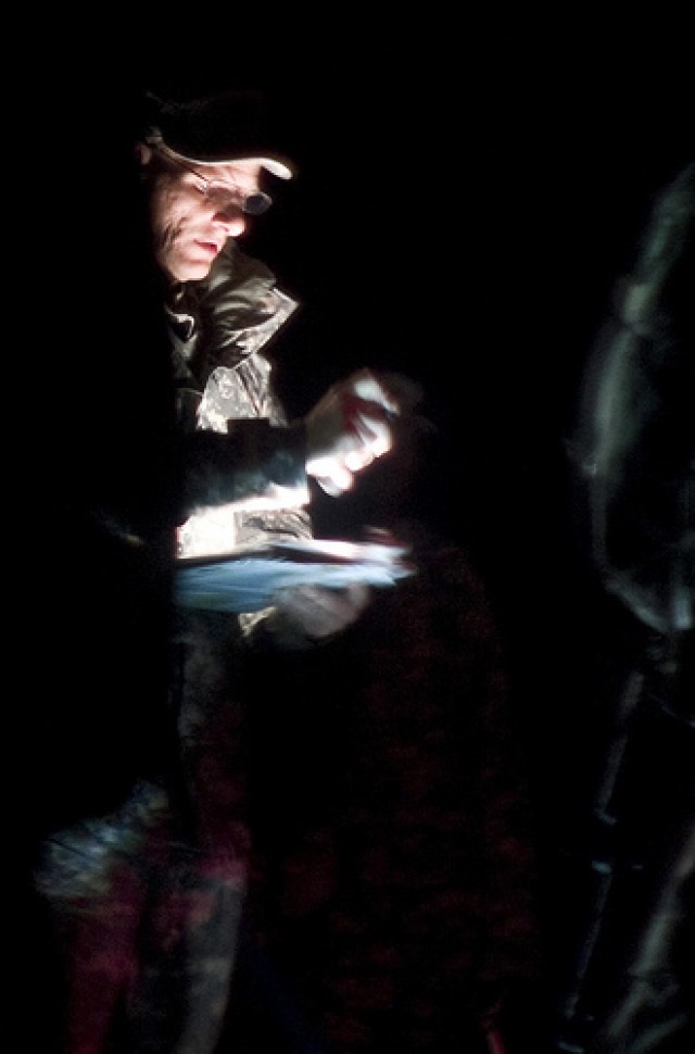 Day Two: Rain, High Winds, Zero Visability -- Warriors Compete in Land Navigation