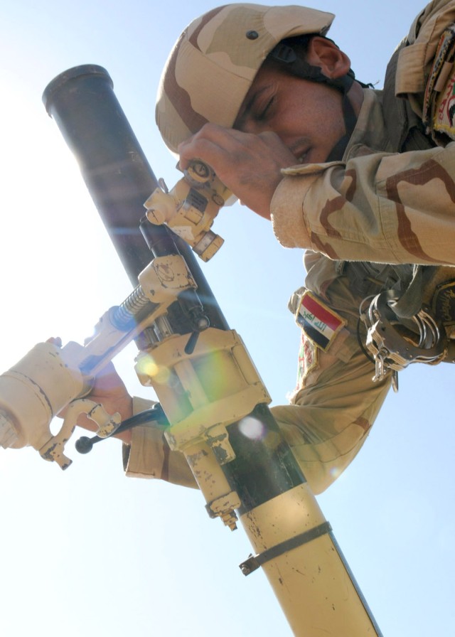 Iraqi mortar crews build confidence, prepare for Operation Iron Lion