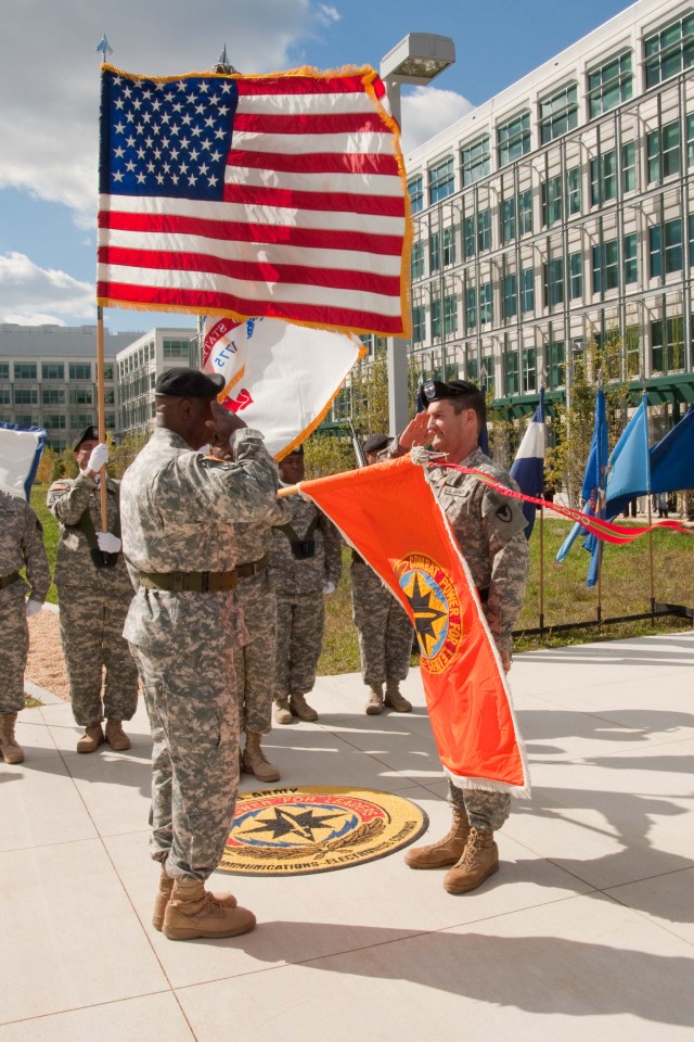 CECOM CSM uncases command color at APG