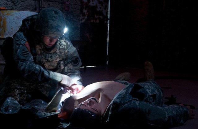 Soldiers put medical treatment skills to test at Army Reserve Best Warrior Competition