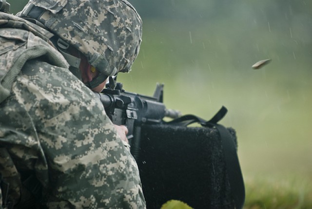Soldiers shooting to become Army Reserve Best Warrior put marksmanship on display