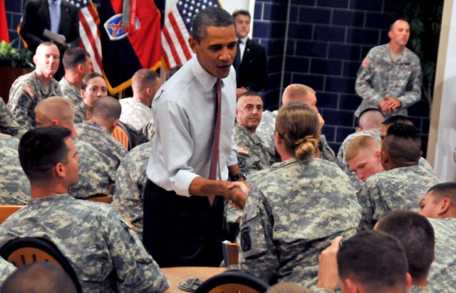 President Obama visits Fort Drum, N.Y.