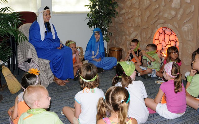 Children ‘travel’ back to biblical times