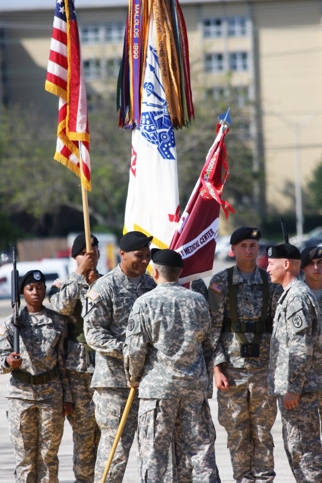 MG Wong passes guidon to new CRDAMC commander Col. Patrick Sargent
