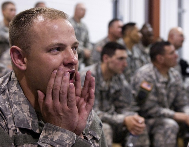 Army Reserve Best Warrior competitors do battle in Modern Army Combatives