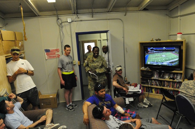 Wounded warriors recuperate in upgraded facility
