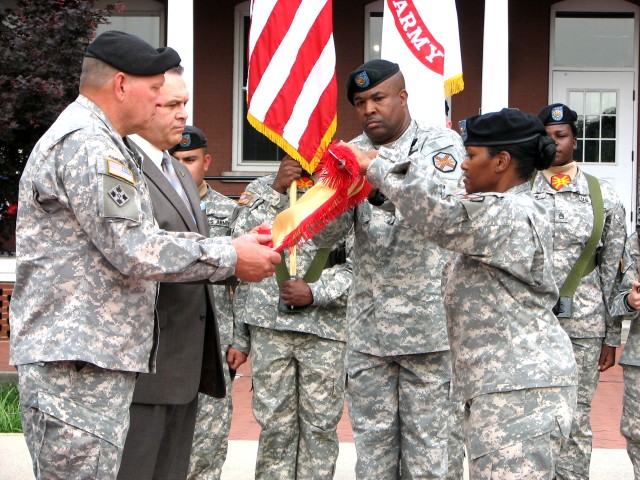 McPherson garrison cases colors, ends 126 year history