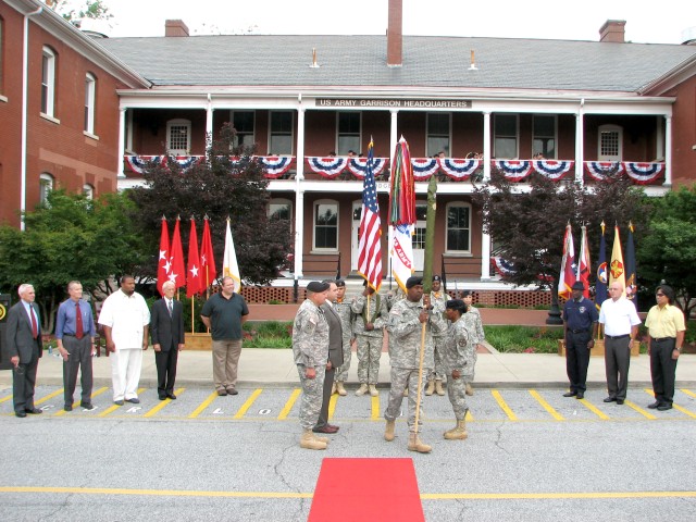 McPherson Garrison cases colors, ends 126 year history