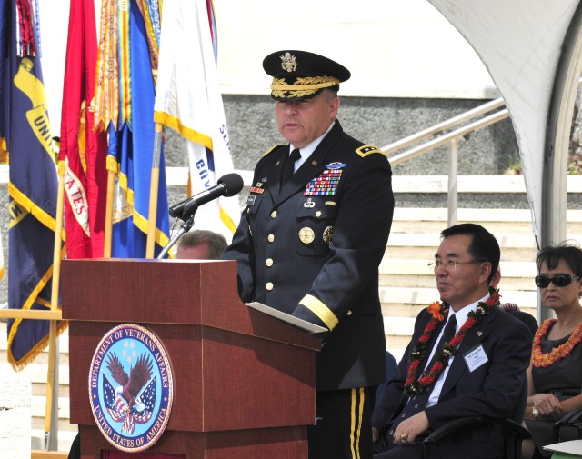 Lt. Gen. Wiercinski speaks at Korean War Memorial Ceremony June 25