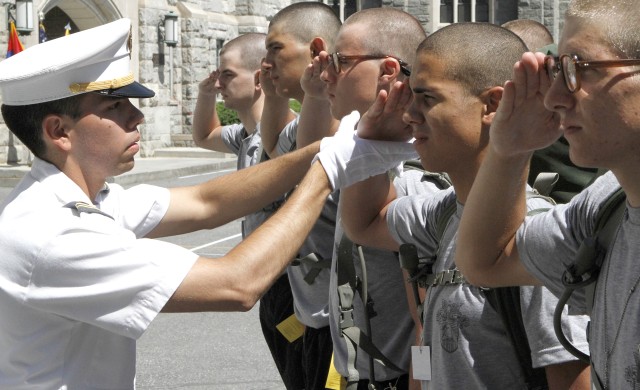 Rendering a proper salute