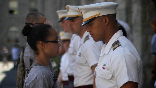 Meeting the Corps of Cadets