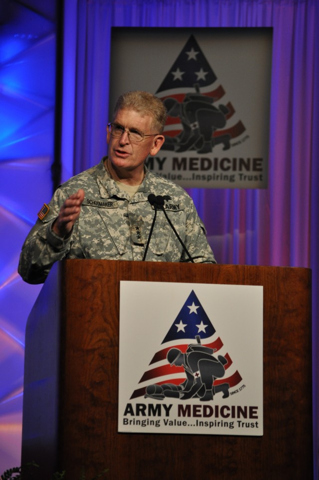 Schoomaker addresses symposium