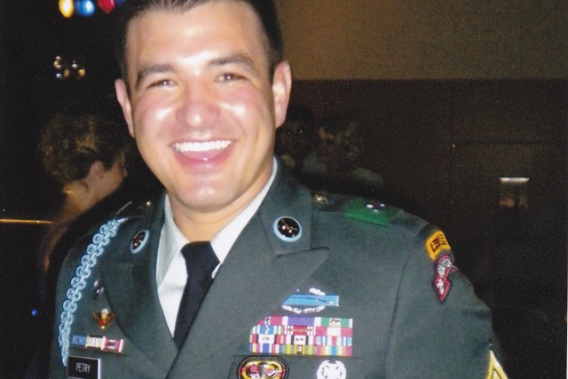 Staff Sgt. Petry at the 2009 Ranger Ball
