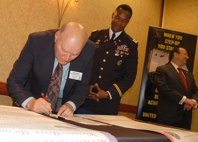Army Partners with Kiwanis