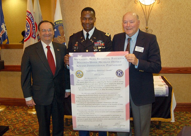 Army Partners with Kiwanis